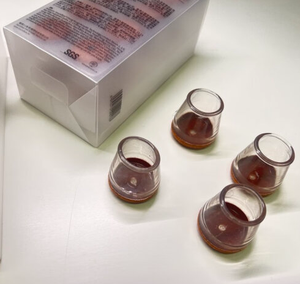 עיצוב עגול רהיטים כפות רגליים ללא החלקה כובע רגל מידות גודל אישית סיליקון כיסא פלסטיק כסא שולחן - Product Image 4