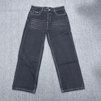 Ensemble de vêtements sur mesure pour hommes, veste et pantalon en jean surdimensionnés imprimés respirants, style hip-hop
