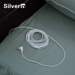 Very Soft Organic Cotton Silver Fiber <strong>Grounding</strong> <strong>Sheet</strong> Eathing Fitted <strong>Sheet</strong> with Cord and Plug - Product Image 4