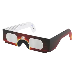 Fabrikverkauf Sicherheit Sonnenfinsternis-Brille Großhandel CE ISO-Zertifikat OEM ODM Bestellung für Amazon