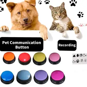 Coolest Dog Communication Talking Button Dog Recording Button For Pets Training Toys Bulk