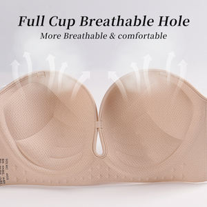 Xb170 Cốc Tay Dày Độn Thu Thập Ngay Lập Tức Vô Hình Liền Mạch <span class=keywords><strong>Strapless</strong></span> Backless Phụ Nữ Áo Ngực Cho Kích Thước Nhỏ - Product Image 5