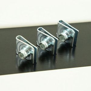 Trung Quốc thép mạ kẽm kim loại M5 M6 M8 M10 Captive U loại Clip ốc vít đánh bóng ren tốc độ Nuts cho chăm sóc sức khỏe ứng dụng - Product Image 1