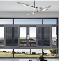 Fenêtres coulissantes et empilables en aluminium pour fenêtre de maison