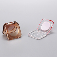 OMI 3G boîtier individuel en plastique recyclable 5mm conteneur de maquillage vide dégradé Blush cosmétique Mini boîte d'emballage de poudre compacte