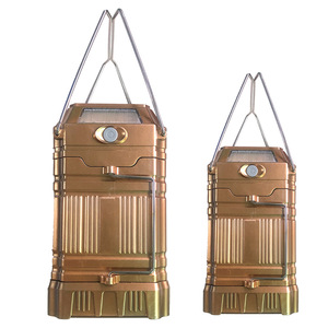 Lámpara de Camping Retro LED, Portátil, con Energía Solar, con Dos Modos de Iluminación para Uso en Exteriores - Product Image 2