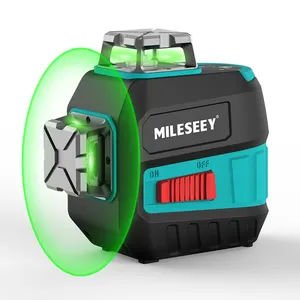 לייזר רמת חיצוני 12 קווים 360 5 קווים ירוק Nivel לייזר מקצועי מתכוונן לייזר ברמת קו - Product Image 1