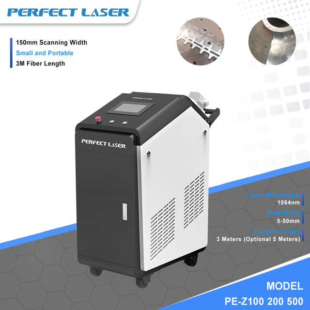 Perfect Laser Cheap High Speed Industrial Metal Cleaning Paint Stripping Laser Blaster Rust Removal Machine Price 100w 200w 300w