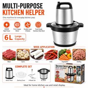 Máquina Trituradora de Ñame de Gran Venta 6L 8L 12L, Picadora de Carne, Licuadora para Fufu, Molinillo Eléctrico Portátil Multifunción - Product Image 2