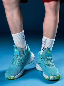 Chaussures de <span class=keywords><strong>basket</strong></span>-ball légères en mesh unisexes, <span class=keywords><strong>nouvelle</strong></span> collection automne, style blanc, antidérapantes, résistantes à l'usure, semelle intermédiaire en PU, semelle extérieure en caoutchouc - Product Image 3