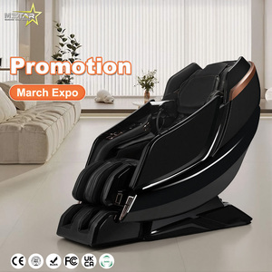 Fauteuil de <span class=keywords><strong>massage</strong></span> relaxant robotisé MS128 à double moteur, 4D, zéro gravité, luxe, étirement - Product Image 1