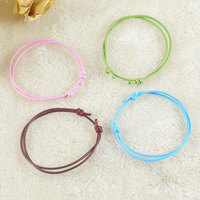 Bijoux d'été faits à la main Bracelet tressé accessoire promotionnel de chaîne de mode colorée