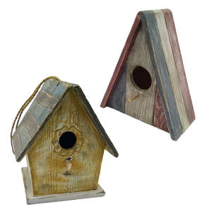 Fabricage Groothandel Hout Vogelnest Doos Houten <span class=keywords><strong>Birdhouse</strong></span> Kooien Houten Vogel Huis - Product Image 1