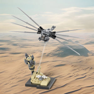 MOC1463 Films populaires TV Mini <span class=keywords><strong>Dune</strong></span> Ornithopter Modè<span class=keywords><strong>le</strong></span> Mini Diy Building Block Sets Educational Anime Toys Kids - Product Image 1