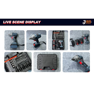 Juego de Llaves de Impacto Industriales Portátiles Profesionales, con Batería de Iones de Litio, Fuente de Alimentación Eléctrica, Juego de Herramientas Eléctricas Combinadas - Product Image 5