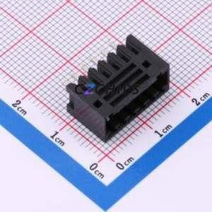 DB2EVC-2.5-6P-BK Plug-in Terminal Block Through hole,P=2.5mm Connector Board-to-Board / Socket - Closed 1x6P 2.5mm Black - Product Image 1