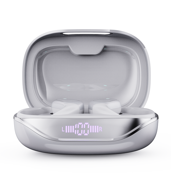 T16New Noise Canceling Ear Hanging Wear Headphones Noise Reduction Clearer Voice Call TWS Earphone LED Display