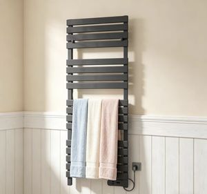 Calentador de Toallas Eléctrico de 500W con Cable Calefactor y Protección Contra Sobrecalentamiento, Control Digital para Uso en Baños - Product Image 6