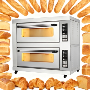<span class=keywords><strong>Horno</strong></span> de Panadería Industrial Comercial con Panel de Control Inteligente, <span class=keywords><strong>Horno</strong></span> Eléctrico <span class=keywords><strong>y</strong></span> de <span class=keywords><strong>Gas</strong></span> de 2 Niveles <span class=keywords><strong>y</strong></span> 2 Bandejas para Pizza <span class=keywords><strong>y</strong></span> Pan - Product Image 6