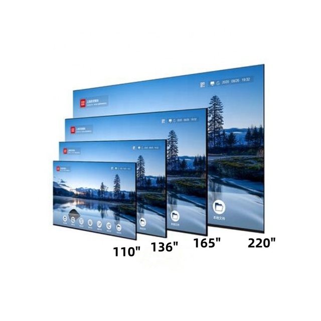220 Inch Multifunctional All-in-One LED Display Screen with 3840Hz Refresh Rate and Video Conferencing Support for Meeting Rooms