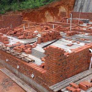 Briques anciennes Revêtement décoratif Extérieur Extérieur Briques réfractaires rouges récupérées - Product Image 3