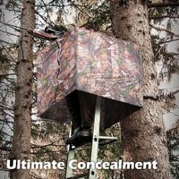Abri de chasse pliable camouflage pour trépied, pour cerfs, dindes, elks et oiseaux – Accessoires de chasse