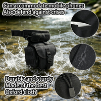Sac de jambe tactique multifonctionnel MOLLE personnalisable, imperméable, en Oxford camouflage, pour la pêche, le cyclisme, la randonnée, l'équitation