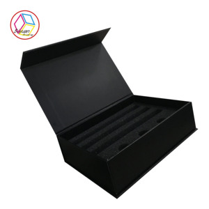 Luxury flip top boxes gift packing boxes with magnetic catch for pen