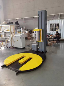 Automatic Tray Jack Circular M-type <b>Stretching</b> PE Film Fully Automatic Tray <b>Stretching</b> Film Packaging <b>Machine</b> - Product Image 3