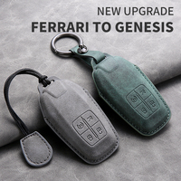 Tersedia Grosir Pabrik Lintas Negara Aksesoris Penutup Kunci Kulit Cocok untuk Gantungan Kunci Ferrari F430 488 458 F12 Roma