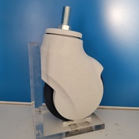 PR TPE 4in 100mm Roulette de poussette pour bébé Roue de roulette médicale pivotante