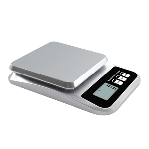 Balança de Alimentos Doméstica em Aço Inoxidável com LCD, Inteligente, Alimentada por Pilhas AAA, Design Compacto para Café, Cozinha e Confeitaria - Product Image 4