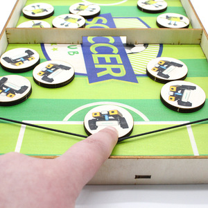 <b>Mini</b> <b>Table</b> Foosball Game 9mm MDF DIY Desktop Soccer Toy For Kids And Families - Product Image 2