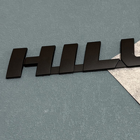 Autocollants de carrosserie Ba Jia Er pour HILUX REVO, en plastique ABS, logo/emblème, garantie 1 an, usage unique