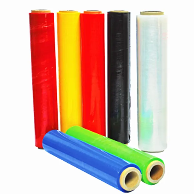 Lldpe Jumbo Roll Handmatige Rekfolie Zachte Agro Pallet Wrap Voor Verpakking Vochtbestendig Vervaardigd Door Pe"