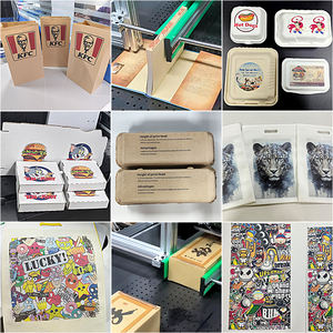 HK-SP1600A-UV נייר הזרקת דיו במהירות גבוהה מדפסת uv מיטה שטוחה i3200 מדפסת קרטון יחיד למכונת שקית - Product Image 6