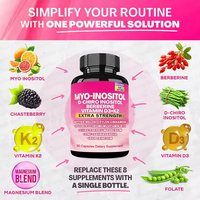 Vente en gros de supplément à base de plantes Myo Inositol D-chiro Inositol Oem avec vitamine K2 D3