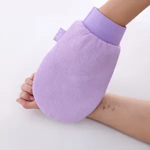 Wholesales Double Side Deep Exfoliating Kessa Hammam Glove Exfoliating Mitt Body Scrubber