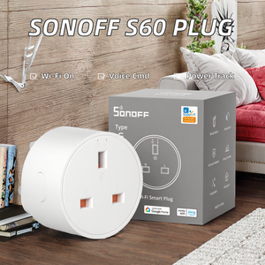 Cho Sonoff S60 tpg anh wifi thông minh 13A hiện tại ổ cắm năng lượng giám sát điều khiển từ xa hẹn giờ điều khiển bằng giọng nói thông minh công nghiệp - Product Image 2