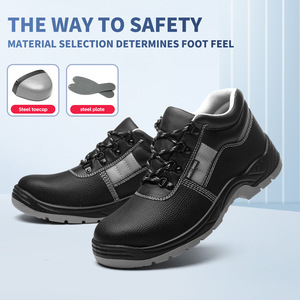 JIANKUN-Botas <span class=keywords><strong>DE</strong></span> TRABAJO antipinchazos para hombre, zapatos <span class=keywords><strong>de</strong></span> cuero <span class=keywords><strong>de</strong></span> vaca en relieve impermeables <span class=keywords><strong>de</strong></span> malla transpirable ligera con punta <span class=keywords><strong>de</strong></span> acero - Product Image 3