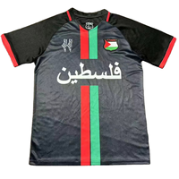 Ensemble de maillot de football Palestine FC, coupe automatisée, pour l'été et l'automne, style arabe, avec t-shirt de football Palestine
