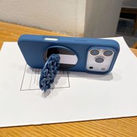 Groothandel Zachte Siliconen Zuignap Houder Telefoon Hoesje Voor Iphone 17 16 Pro Max Handsfree Draagbare Beschermhoes Met Standaard
