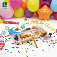 Approvisionnement direct usine OEM Biscuit en bâtonnet à la crème chocolatée sucrée, mini bonbons multicolores, certifié ISO9001/HALAL/HACCP