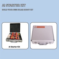 Kit de Inicio de IA WeeeMake, Plástico Naranja y Metal, ESP32, Placas Educativas, Módulos de Pantalla, Programación de IA, Movimiento, Aplicación Educativa