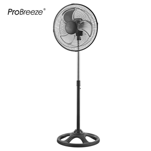 Ventilateur de sol électrique oscillant en plastique, réglable en hauteur, 10/12 pouces, coloré, à refroidissement par air, directement de l'usine, OEM - Product Image 5