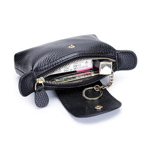 I-0942 vente chaude sac à main en cuir PU porte-cartes dames portefeuille portefeuilles personnalisés luxe voyage porte-monnaie en cuir véritable sac cosmétique - Product Image 3