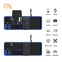 Nouvel ensemble de tournevis 88-en-1 avec poignée en acier Mingtu bleu, 66 pièces, outils de réparation DIY OEM pour l'électronique, les smartphones, les ordinateurs et les tablettes