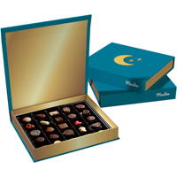 Boîte rigide de luxe pour musulmans Eid Mubarak Ramada Boîtes d'emballage vides pour biscuits au chocolat Baklava Dates Boîtes cadeaux pour le Ramadan