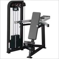 Machine à presser les épaules assis, équipement de musculation professionnel pour salle de sport, système de poids à broches, construction en acier, sécurité pour la poitrine et le dos