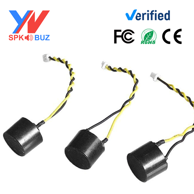 12095 12*9.5mm DC3V 2.3KHZ Magnetic Active Buzzer OEM/ODM Custom Electronic Sound Waterproof Alarm with Terminal Wire ROHS&CE